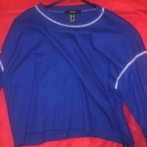 Forever 21 , blue , crop top , size M
